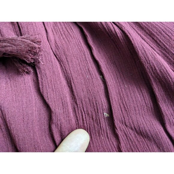 Torrid Dress Red Gauze Boho Skater Lined Flowy Bell Sleeve Womens Size 3X - Picture 5 of 16